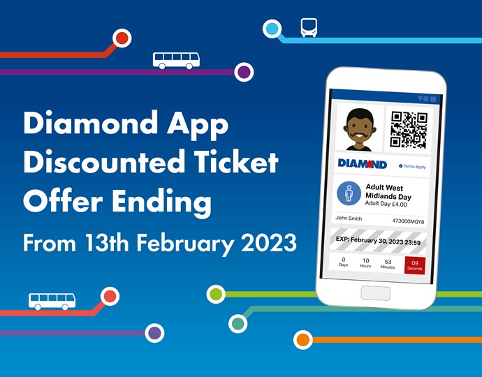 Diamond App Discounted Ticket Offer Ending Diamond Bus