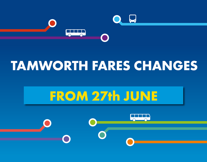 Tamworth Fares Changes