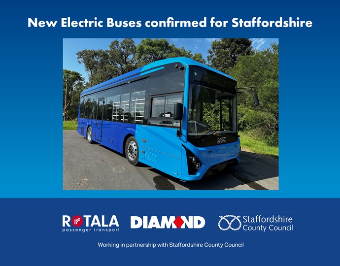 New Electric Buses for Staffordshire