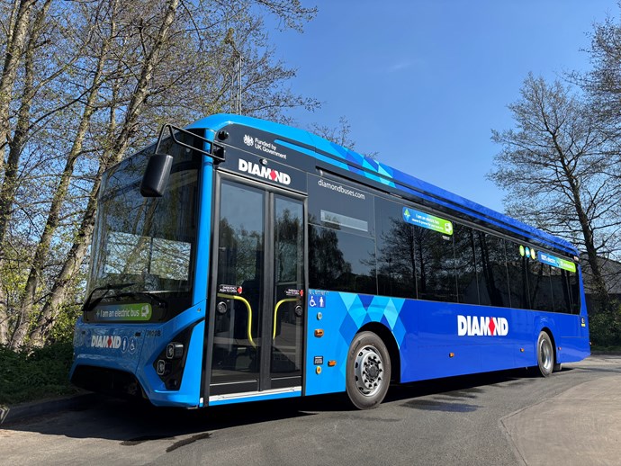 Diamond New Electric Buses