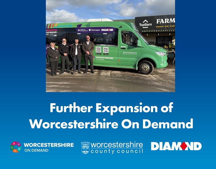 Further expansion of Worcestershire On Demand Service