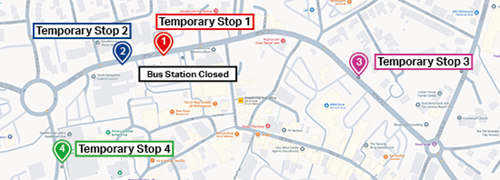 Swadlincote Temporary Stops