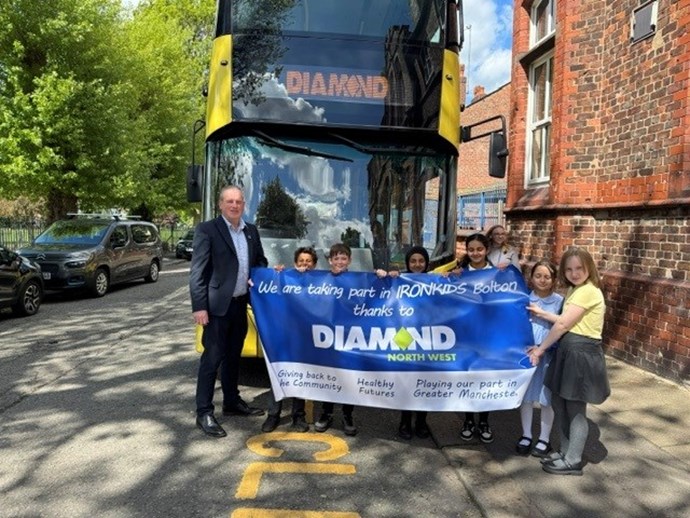 Diamond Bus North West rounds of this week with another visit to a local school